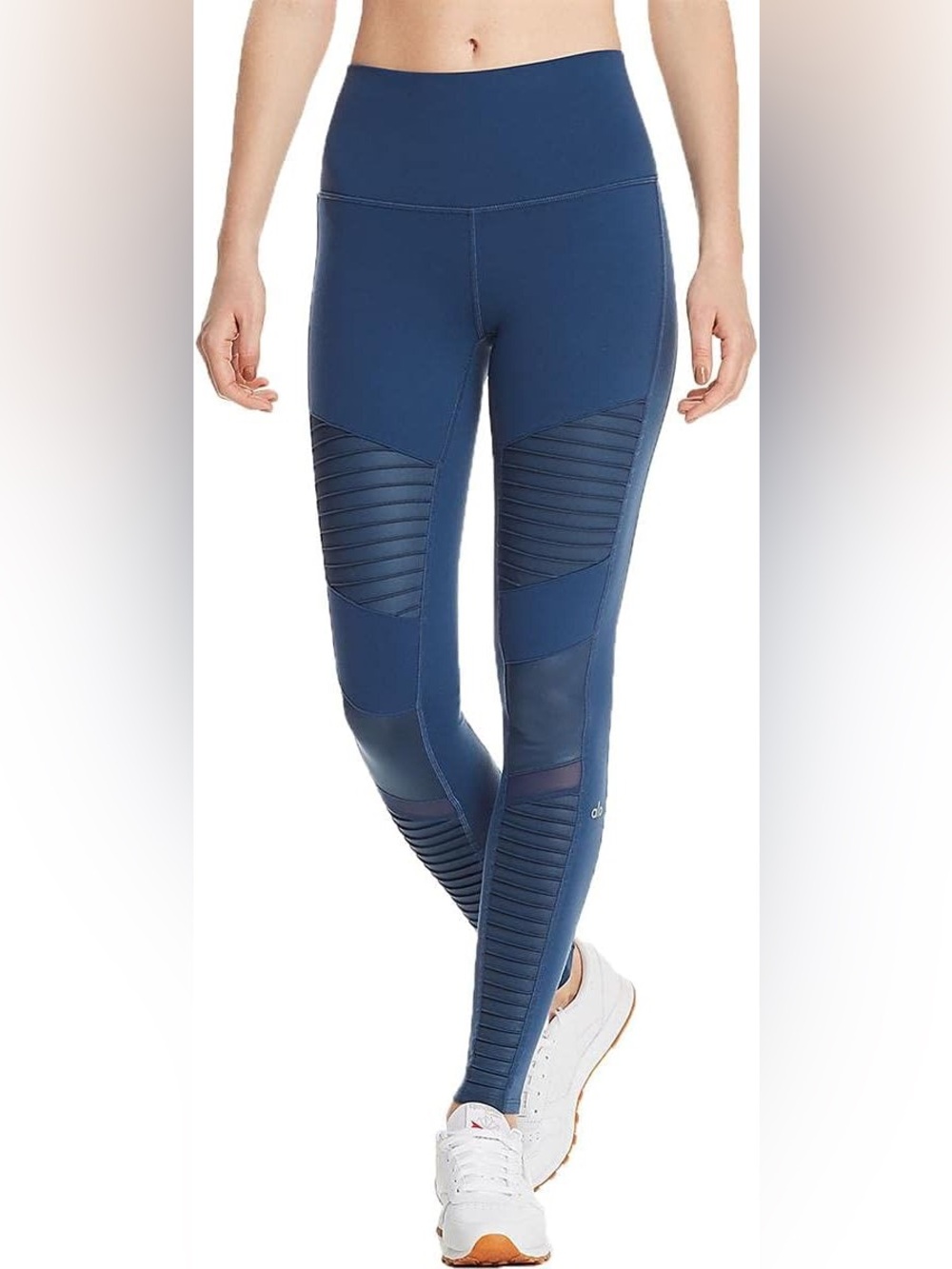 Alo Yoga Leggings High Waist in Moto Midnight - Size S
